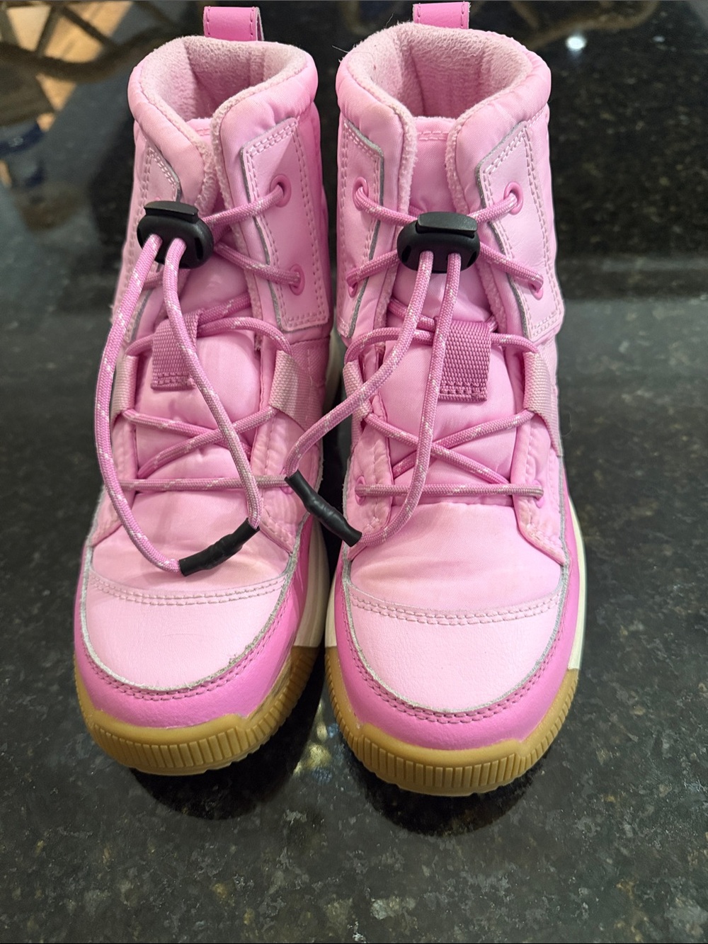 Sorel Kids Pink Lace Outdoor Winter Boots